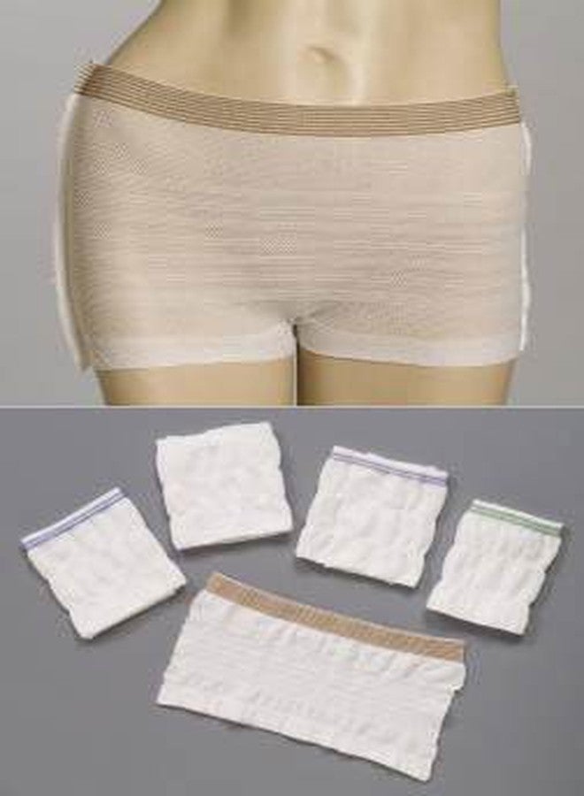 MediChoice Incontinence Underwear Mesh Brief, Polyester/Spandex, Large, Brown Waistband- 1314MB4002 (Pack of 2)